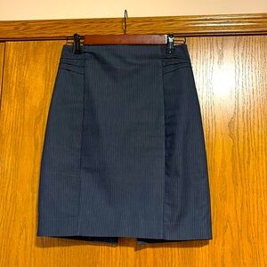 Express skirt - navy blue with white strips